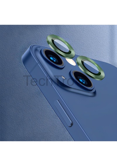 Apple İphone 13 Kamera Lens Koruyucu Parmak İzi Bırakmayan A+ Kalite Koyu Yeşil