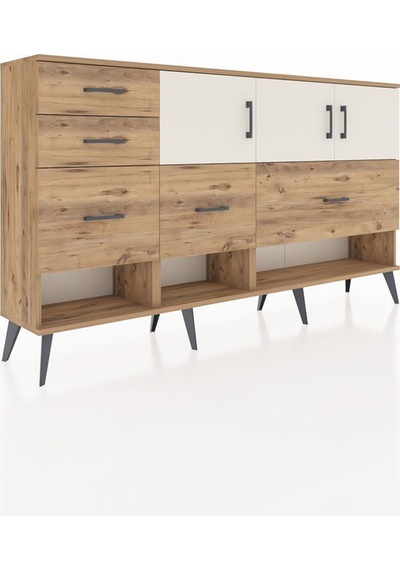 Arges Konsol 3 Raflı 5 Çekmeceli 3 Kapaklı 176x30x99 Çam-aytaşı/çam Aytası/atlas Çam - Atlas Çam Arges Konsol 3 Raflı 5 Çekmeceli 3 Kapaklı 176x30x99 Çam-aytaşı/çam Aytası/atlas Çam - Atlas Çam