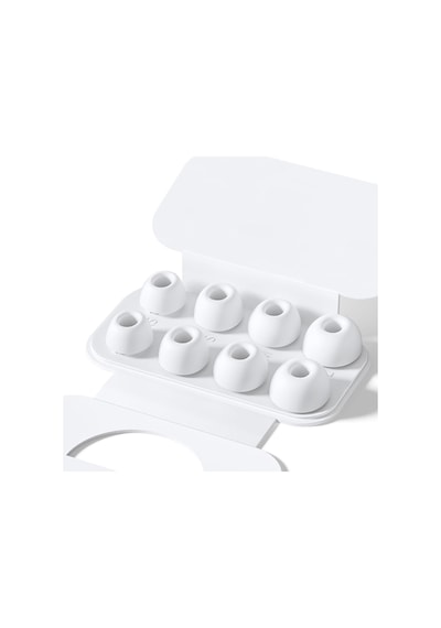 Caseonn Apple Airpods Pro 2 / Airpods Pro Uyumlu Yedek Silikon Kulaklık Ucu 4 Farklı Boy Xs/s/m/l - Beyaz
