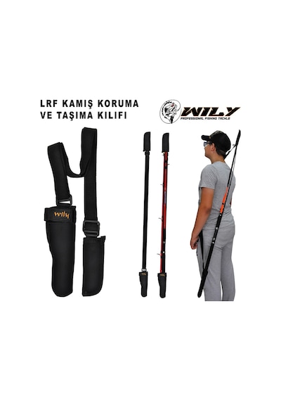 Wily Neopren Lrf Kamış Koruma Ve Taşıma Kılıfı