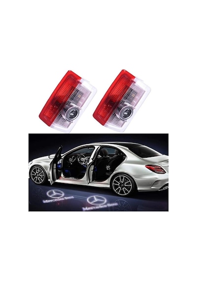 Hdm Mercedes W177 Kapı Altı Hayalet Logo 2018-2023 Arası Modellere Uyumlu