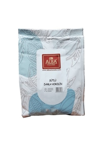 Alba Sütlü Damla Çikolata 1 Kg 12'li Paket