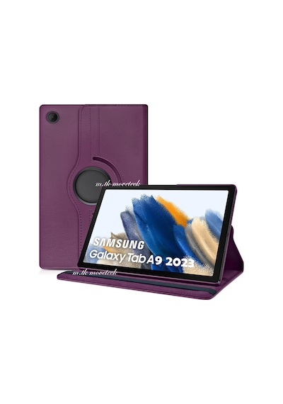 Samsung Uyumlu Galaxy Tab A9 8.7 Inç Tablet Kılıf 360 Dönen Standlı X110