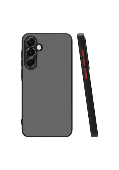 Newface Samsung Galaxy A56 Kılıf Montreal Silikon Kapak - Siyah