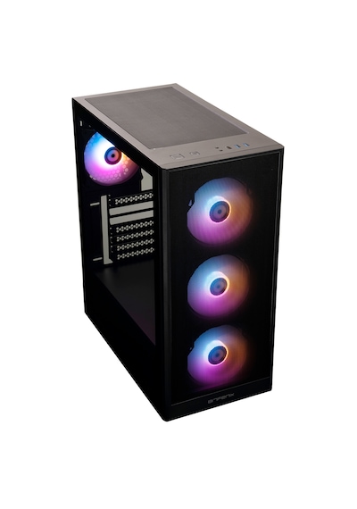 Bitfenix Grafi Black 4x120mm Frgb Fan Mesh Temperli Cam Usb 3.0 Mid Tower Atx Gaming Kasa Bfc-grm-kkgsk-4f