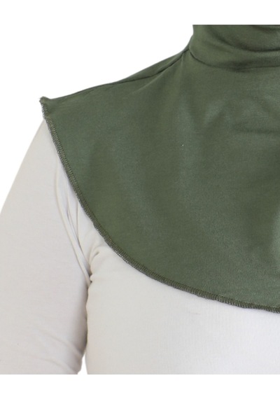 Modish Group Kadın Boyunluklu Hijab Tesettür Pratik Spor Bone - Sarı Haki