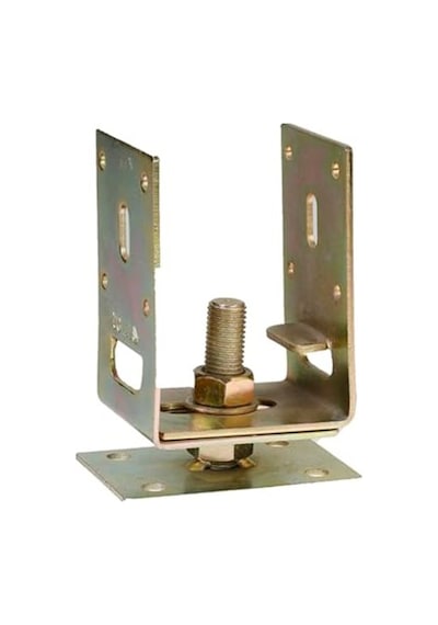 Ayarlanabilir Pergule Ayağı, Galvanizli Metal, 7-12 Cm 6395751