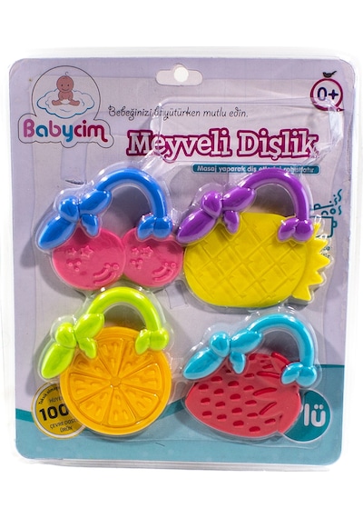 Oyuncak Dişlik Bebek Dişliği 4'lü Set Babycim