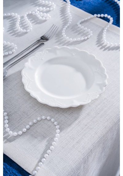 Acar King Pasta Tabağı - 18 Cm Beyaz