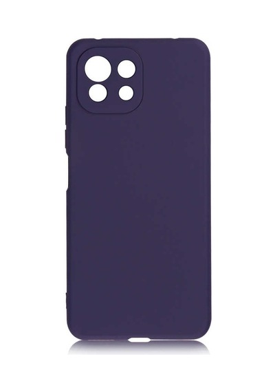 Kilifone - Xiaomi Uyumlu Mi 11 Lite - Kılıf Mat Renkli Esnek Premier Silikon Kapak - Lacivert