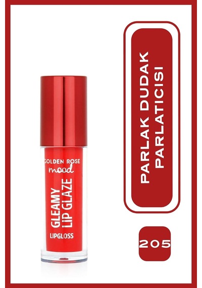 Mood Gleamy Lip Glaze Lipgloss No:205 Cherry Pop - Renkli Dudak Parlatıcısı
