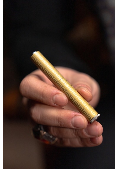 Caka Lighter Gold Labirent Benzinli Çakmak - Ckl-030
