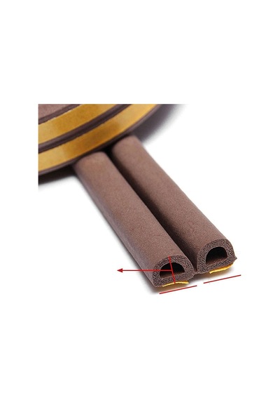 Tr Premium Kauçuk Pvc Doğrama Kapı Pencere Soğuk Hava Geçirmez Sızdırmaz İzolasyon Fitil Yapışkanlı Dayanıkl