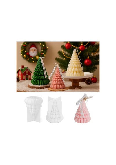 Origami Noel Ağacı Silikon Kalıp S981