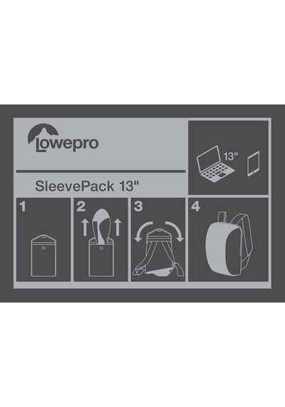 Lowepro Sleevepack 13 Packable Laptop Sleeve (Blue/Gray)