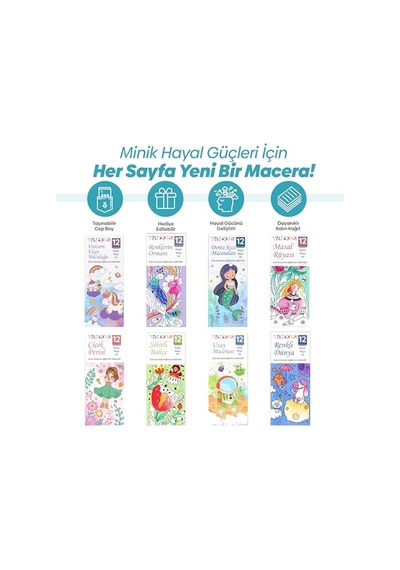 Book Hayvanlar Sihirli Boyama Kitabı Diğer