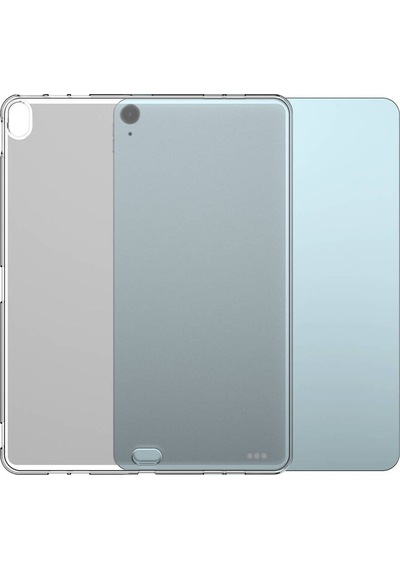 iPad Uyumlu  Air 13 2024 Kılıf Asma Tablet Süper Silikon Kapak - Şeffaf Arka Kapak