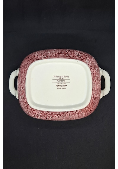 Villeroy&boch Rusticana Kapaklı Porselen Çorba Kasesi 2 Litre Kırmızı