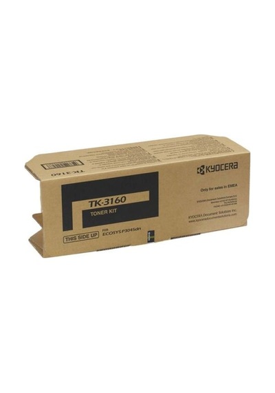 Kyocera TK-3160 Fotokopi Toneri Ecosys M3145dn-3645dn  P3045-3055-3060-3065 12.500 Sayfa