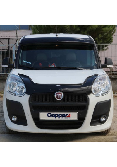 Cappafe Fiat Doblo Ön Kaput Koruma Rüzgarlık 4Mm Abs 2010-2015