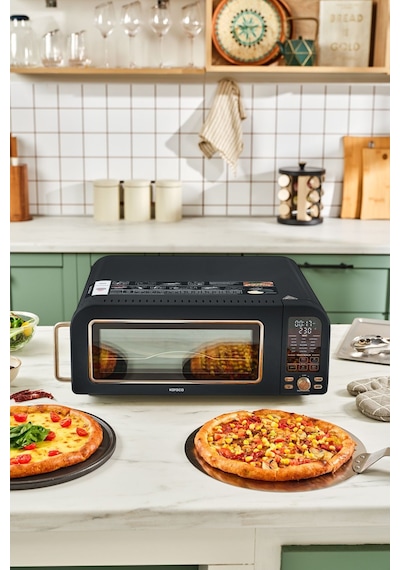 Karaca Multicrust Artisan Retro Pizza Makinesi & Airfryer