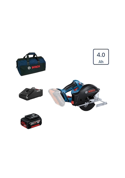 Bosch Gkm 18v-50 Tek Akülü Daire Testere 4 Amper Bez Çantalı