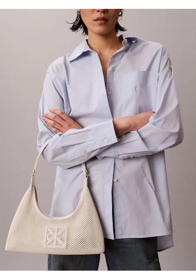 Calvin Klein Kadın Omuz Çantası Lv04f3381g-4lx Beyaz
