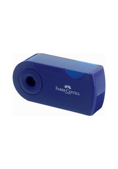 Faber-castell Kalemtraş Sleeve Mavi Jumbo Ve Klasik Açar