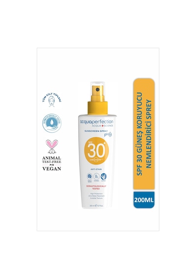 Acqua Perfection Kids Güneş Koruyucu Sprey SPF30+ 200 ML