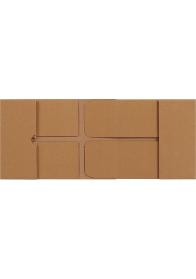 Packanya 24.5 x 24.5 x 11.5 - 25 Adet Kesimli Karton Kutu  -  Internet ve Kargo Kutusu