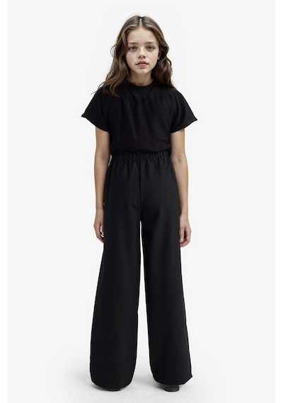 Defacto Kız Çocuk Wide Leg Geniş Paça Pantolon F2257a825aubk27 Siyah