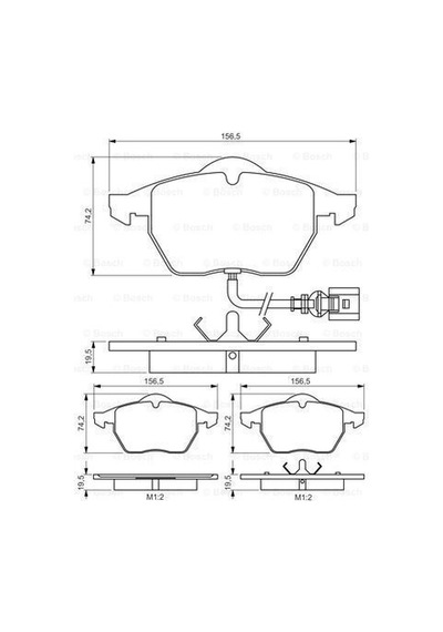 Seat Toledo 2 Ön Fren Balatası 1.9 Tdi 150 Beygir 1998-2006 Bosch