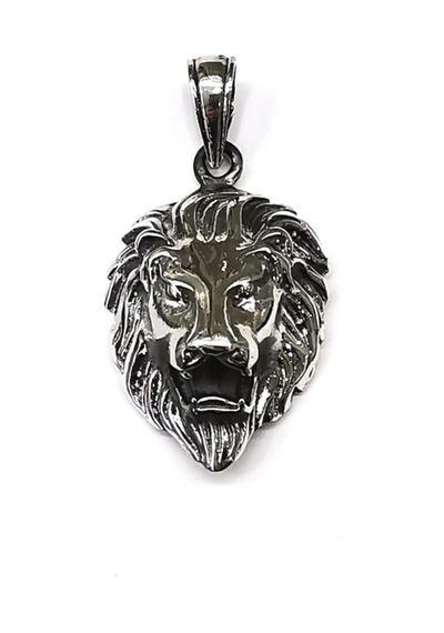 Omar Silver Unisex Aslan Kafası Figürlü Kolye Ucu Oksitli Gümüş O (513868011) Omar Silver Unisex Aslan Kafası Figürlü Kolye Ucu Oksitli Gümüş O (513868011)