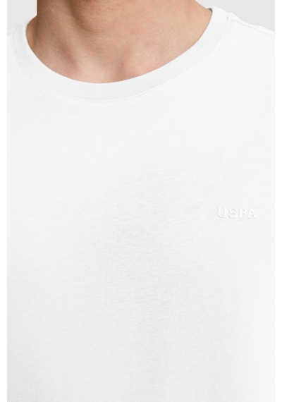 U.S. Polo Assn. Erkek Beyaz Basic Tişört 50327022-vr013