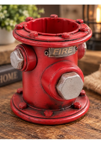 Mnk Home Dekoratif Metal Yangın Vanası Kalemlik Vintage Itfaiye Hidrantı Tasarımlı Masaüstü Organizer Ve Ofis Aksesuarı 12 Cm Kırmızı Mnk Home Dekoratif Metal Yangın Vanası Kalemlik Vintage Itfaiye Hidrantı Tasarımlı Masaüstü Organizer Ve Ofis Aksesuarı 12 Cm Kırmızı