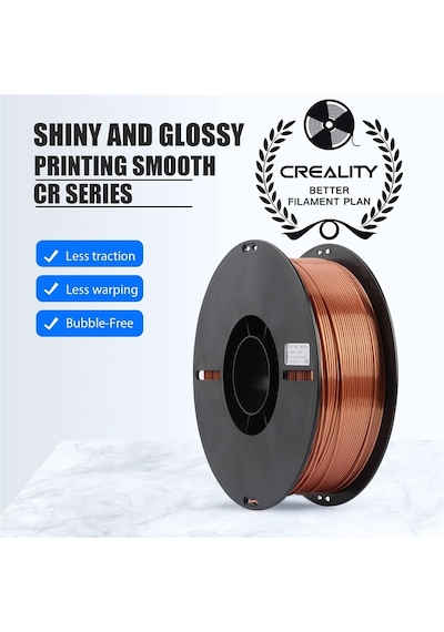 Creality Cr-silk Pla 1,75mm 3d Baskı Filament 1kg - Kırmızı Bakır - Urhanshop Gönderimli