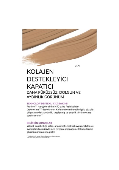 Avon Anew Düzgünleştirici Ve Tazeleyici Likit Kapatıcı 12 ML 31n Medium 0