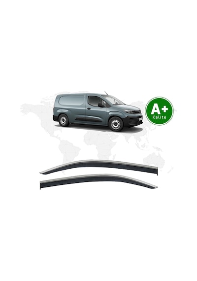 Opel Combo Kromlu Cam Rüzgarlığı 2 Li 2024 Model Ve Sonrası