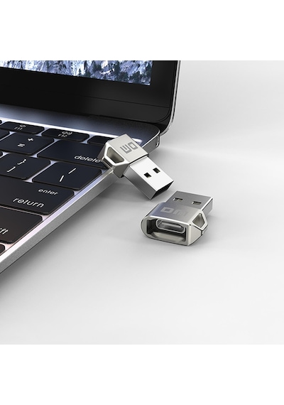DM AD038 USB to Type-C Metal OTG Çevirici Dönüştürücü Adaptör