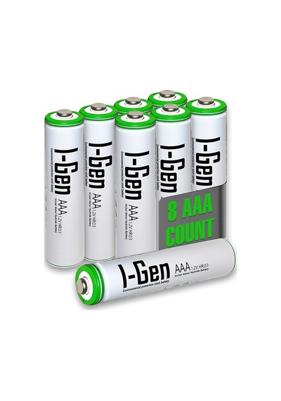 I-Gen B109 8 Adet AAA 900 Mah Şarj Edilebilir İnce Kalem Pil 1.2V Ni-MH Şarjlı Pil
