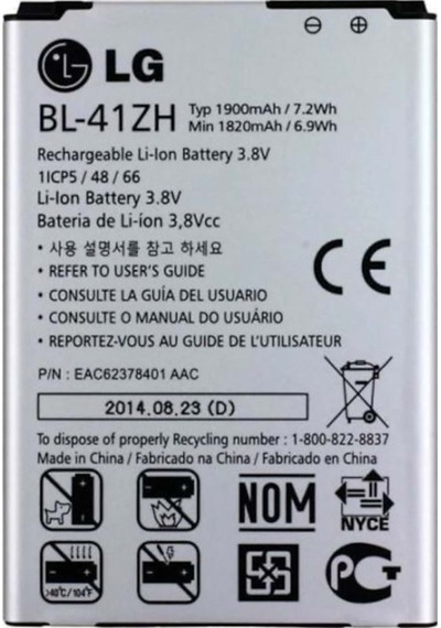 LG Uyumlu Fino Leon Bl-41zh A Kalite Batarya Pil