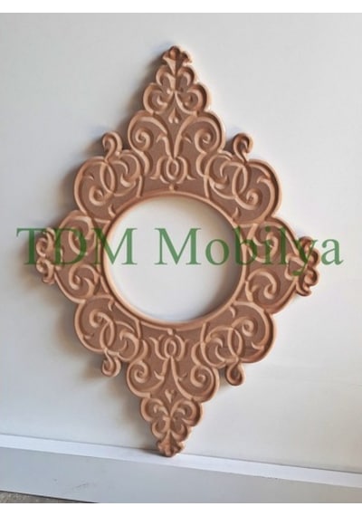 Ayna,Resim Çerçevesi.Cnc Işlemeli Ahşap Çerçeve Tdm Çerçeve-00009