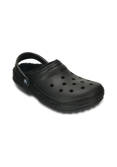 Crocs Classic Lined Clog Uniseks Terlik 203591-060 Siyah