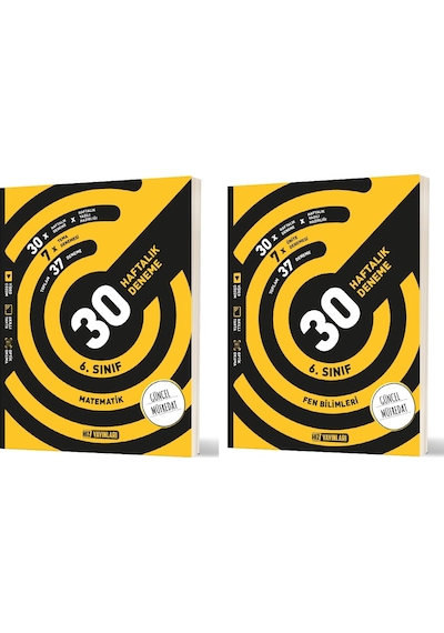 Hız 2026 6. Sınıf Matematik + Fen Bilimleri Haftalık Deneme Seti 2 Kitap
