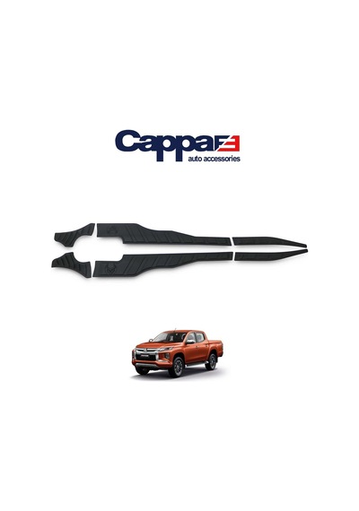 Cappafe Mitshubishi L200 Yarasa Kapı Kaplama 6 Parça 2019-› N11.3058