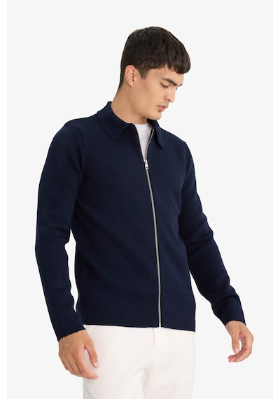 Defacto Standart Fit Polo Yaka Triko Hırka D3592ax25wnnv64 Lacivert Defacto Standart Fit Polo Yaka Triko Hırka D3592ax25wnnv64 Lacivert