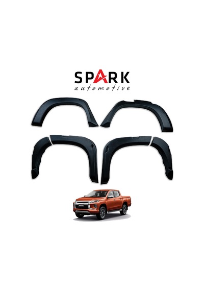 Mitsubishi L200 2019- Yılı Ve Sonrası Uyumlu Çamurluk Dodik 4 Parça İnce Model