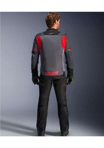 Alpinestars St-2 Air Korumalı Motosiklet Montu Gri Kırmızı Siyah