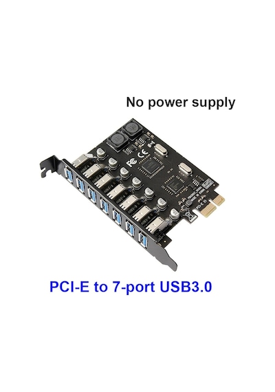 Pcı Express Pcı-E Usb 3.0 Kart 4899P Pcıe 7 Port Çoklu Çoklayıcı