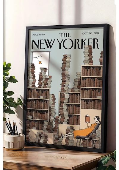 The New Yorker Çerçeveli Tablo October 20 2014